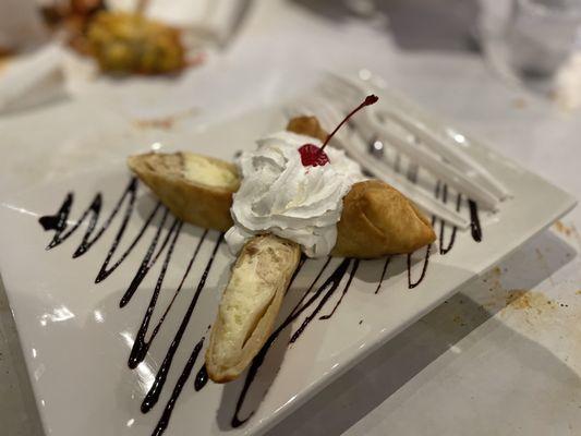 Fried cheesecake