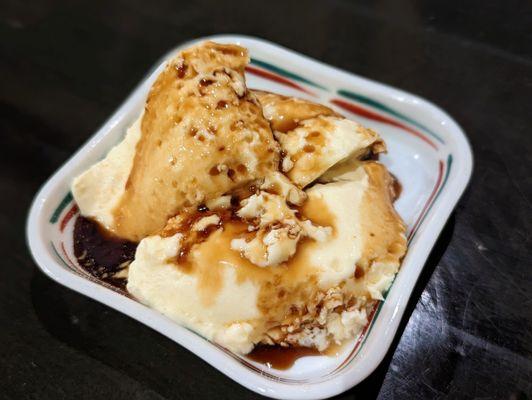 House Pudding with Black Honey