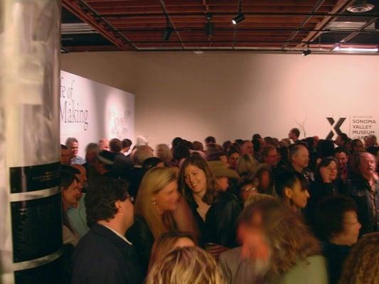 The crowd at MIX - one of the Museum's most popular after-hours social events.