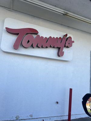 Tommy's logo on drive thru -2023