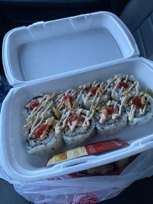 Spicy crab roll