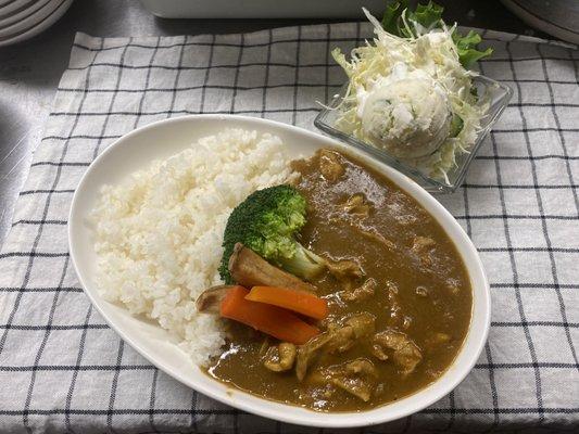 Chicken curry rice