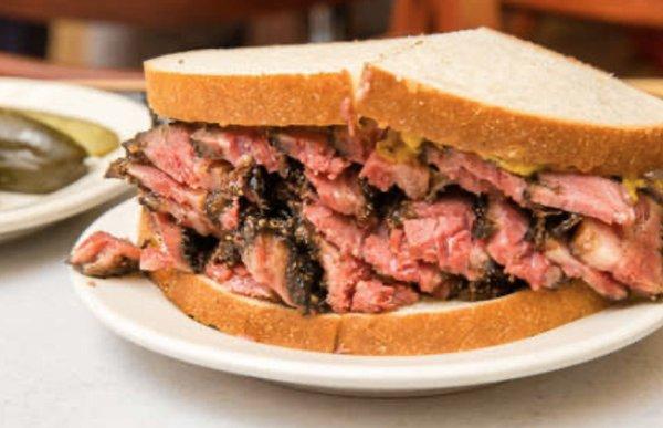 Hot Pastrami sandwich