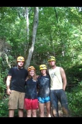 Tyler with our group after the cave tour. He knew the ins and outs of every cranny in the cave that we went into.