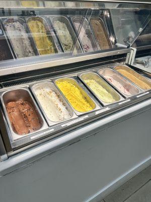 Ice cream selection