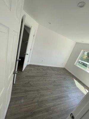 Bedroom of a garage conversion ADU