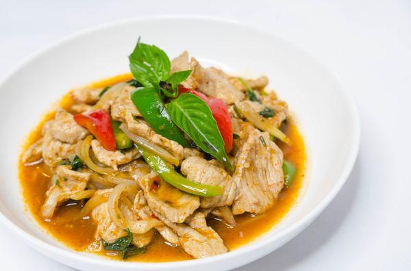 Pad Kra Prow with Chicken