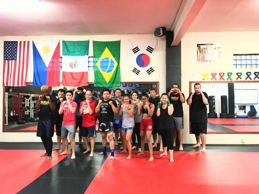 Muay Thai class!