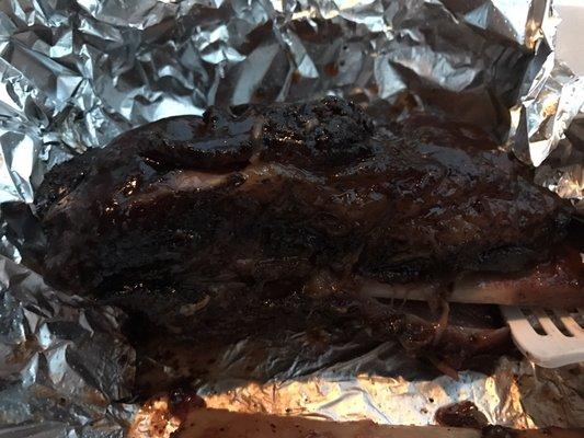 One beef rib!