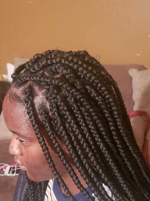 Medium Box Braids
Starting @ $65
Contact us for your free consultation