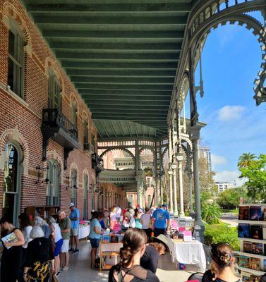 2024's book area on the east portico