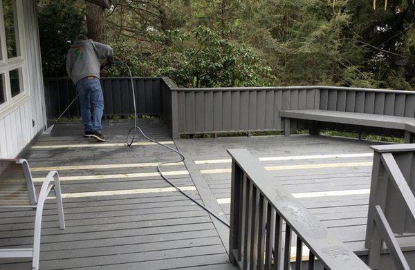 Need your deck or siding power washed?