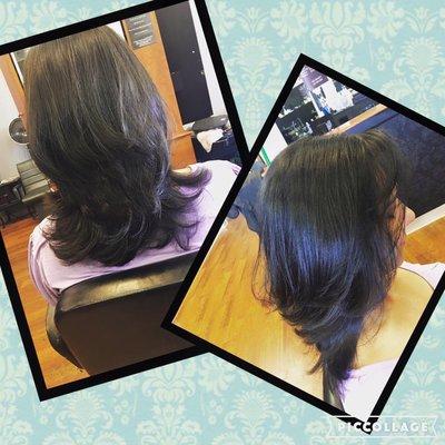 Layered Haircut done by Nicole