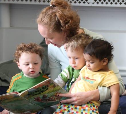 Cuddling with a book