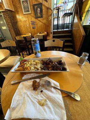 Oxtail cabbage and plantain