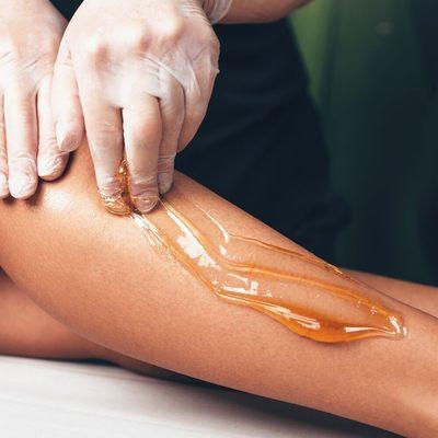 Sugaring hair removal