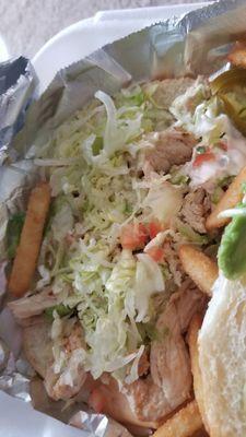 Chicken torta