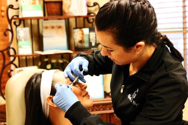 Nicolle Skarmas, PA-C doing what she does best! Call for your BOTOX/Dermal Filler consultation today! 480-539-1855