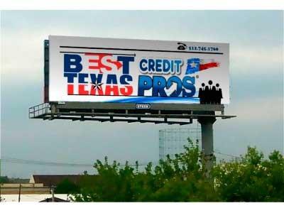 Best Texas Credit Pros Billboard!