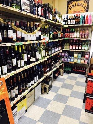 Very small wine section :(