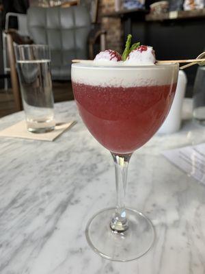 Raspberry cream mimosa