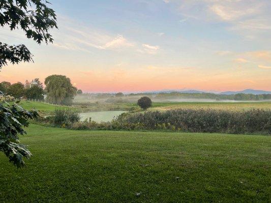 Greig Farm Catskills view.