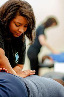 We also offer myofascial release (massage therapy) by Licensed Massage Therapists.