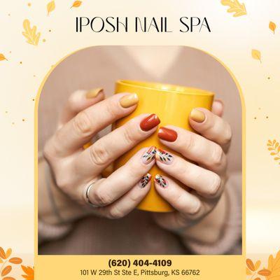 Iposh Nail Spa
(620) 404-4109
101 W 29th St Ste E, Pittsburg, KS 66762