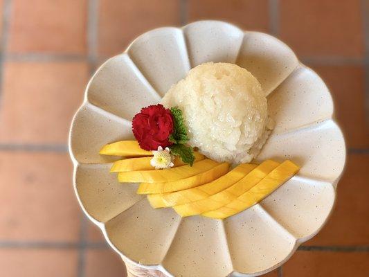 Mango with sweet sticky rice