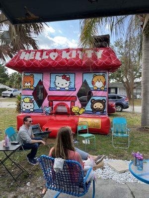 Had birthday party on Sunday was told we had the bounce house all weekend Saturday was completely rained out and the company showed up at 3