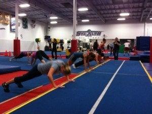 The Only Indoor, spring-loaded floor, fat blasting fitness bootcamp in OC