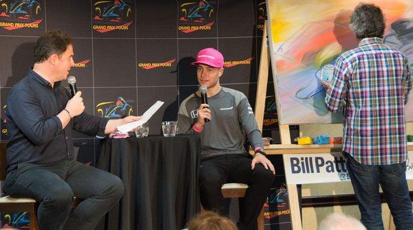 James Allen speaks with Stoffel Vandoorne at our event at the USGP 2017