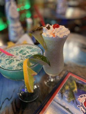 Ocean margarita & Pina Colada