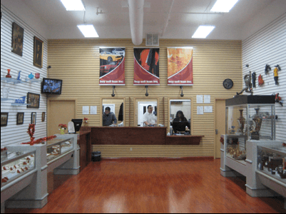 Our Beautiful & Inviting Pawnshop & Jewelry Store at: 2050 Mission st, in San Francisco.