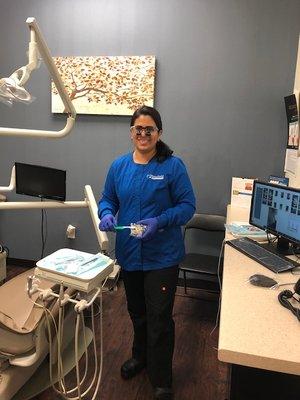 Help us thank Edel for all of her hard work.  This is national hygienists' week!