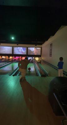 VIP bowling lanes