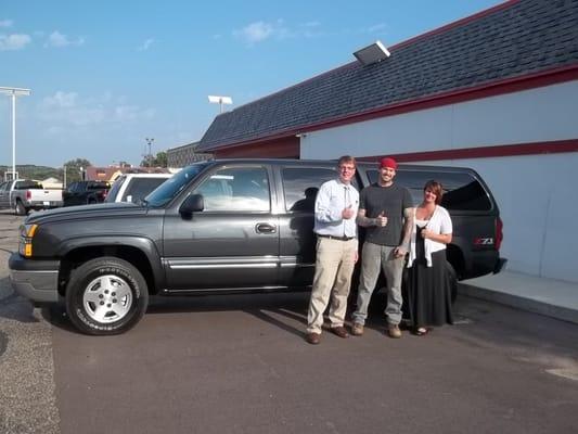 Getting powered up and financed at Easton Motors of Baraboo!