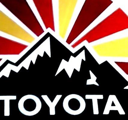 Toyota vintage sticker