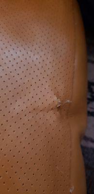 Gavin sofa developed holes and cracks in less than a year.