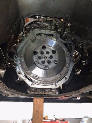 Lightened flywheel