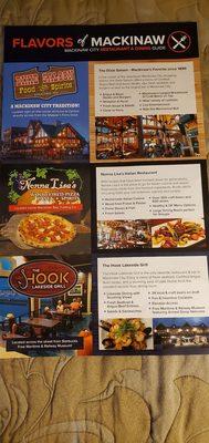 Places to eat. Old places and "The Hook" is new!