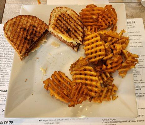 Reuben with Waffle Fries