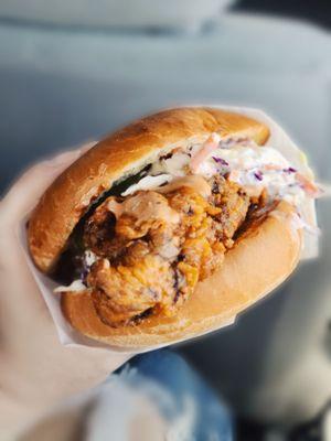 Mild chicken sandwich