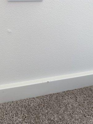 Chipped baseboards