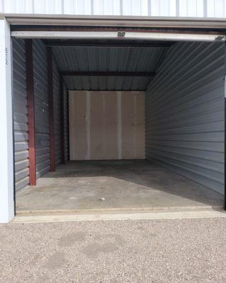 10 X 20 Storage is most common - Call or email us for availability