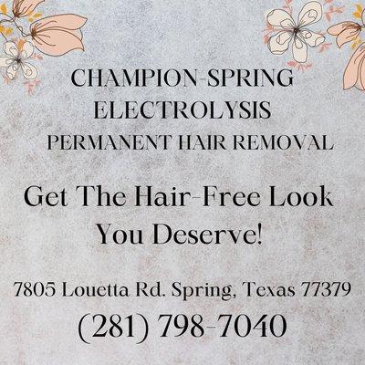 Champion-Spring Electrolysis