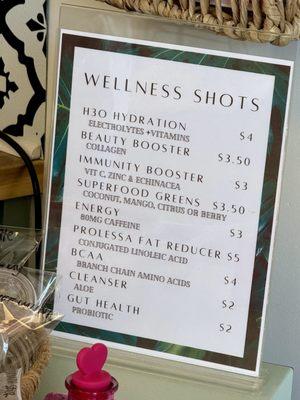 Wellness Shots to go!