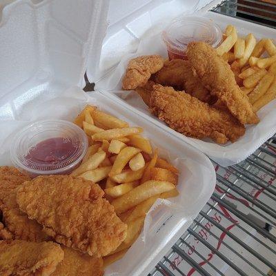 Tenders and fries