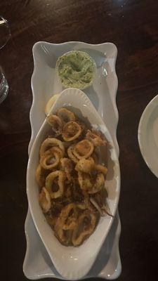 Calamari (Eaten a little bit)