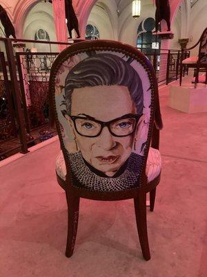 RBG Chair is art, not for sitting in.